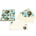 San Lorenzo Design - Portfolio Cards Large Size, Note Cards, Italian Stationery: Air Balloons