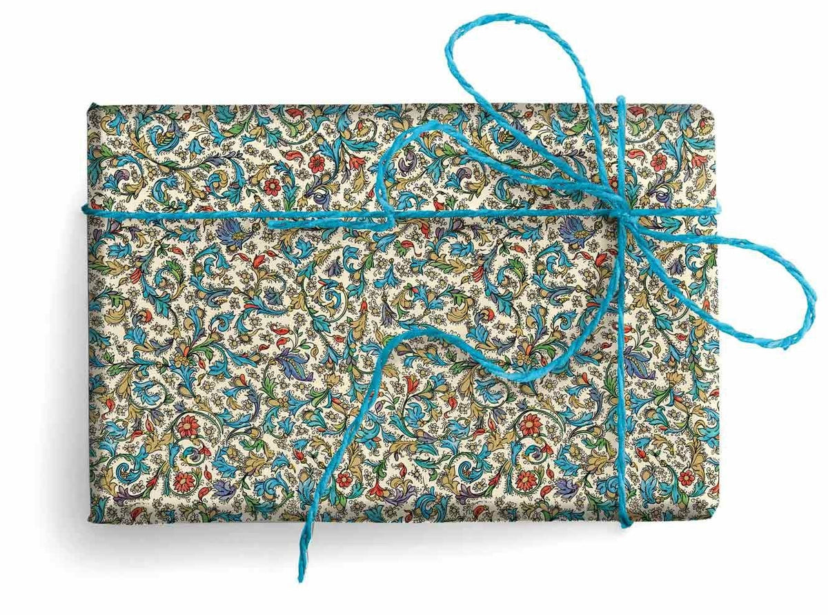 San Lorenzo Design - Florentine  Wrapping Paper, 19.7 x 27.6 in.: Foglie Invernali