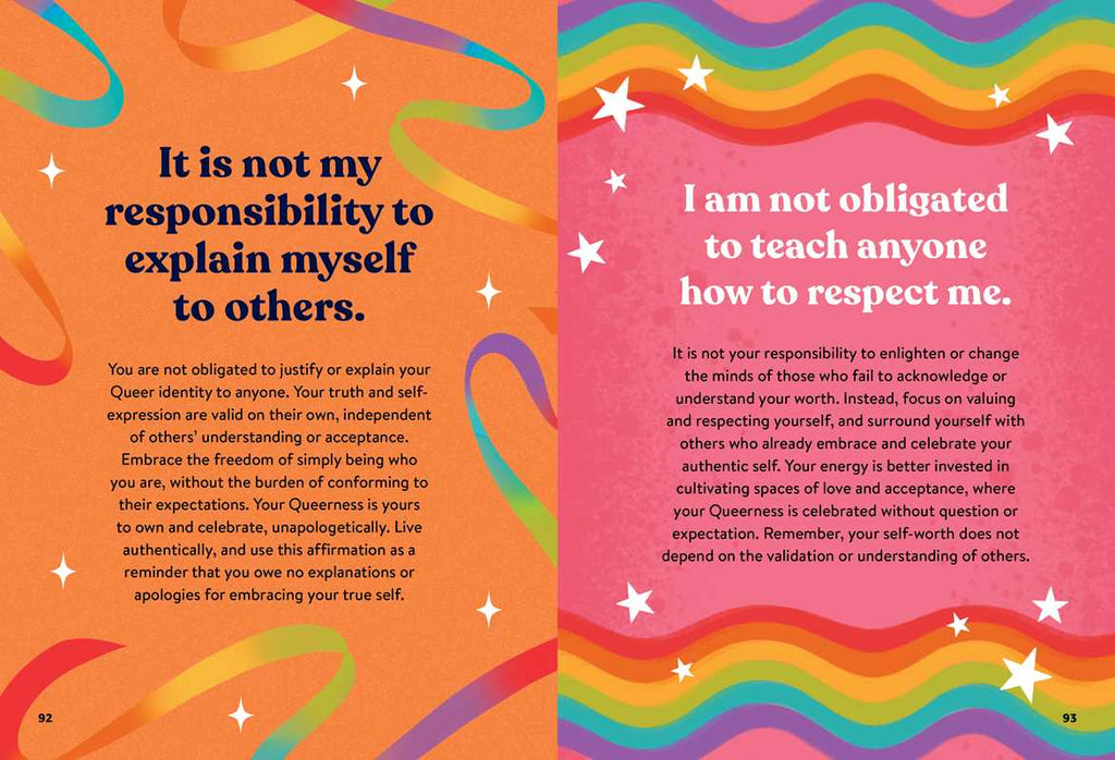 Simon & Schuster - Affirmations for Queer People by Jess Vosseteig