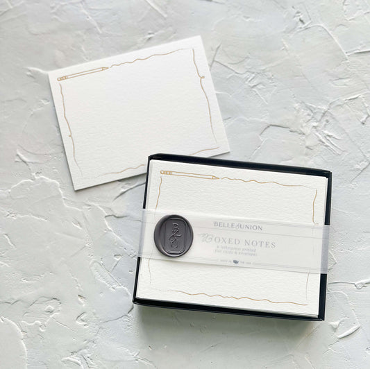 Belle & Union - Pencil Boxed Notes, set of 6 cards