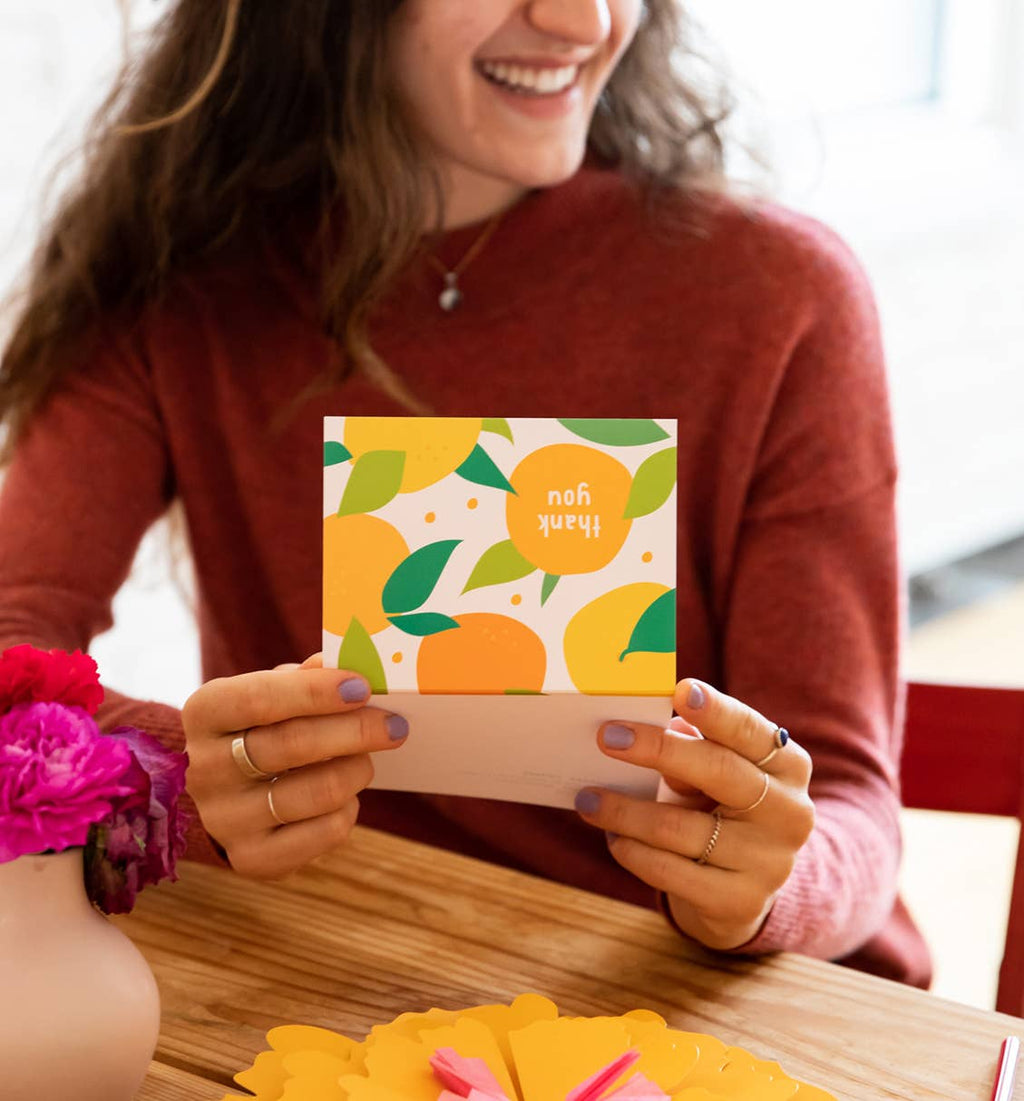 Graphic Anthology Greeting Cards - Citrus Grove thank you | Greeting Card Box Set