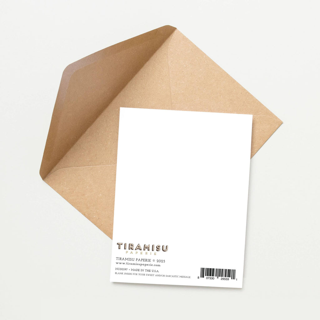 Tiramisu Paperie - Snarky New Year's - Raise A Glass To All The Weird, WTF Card