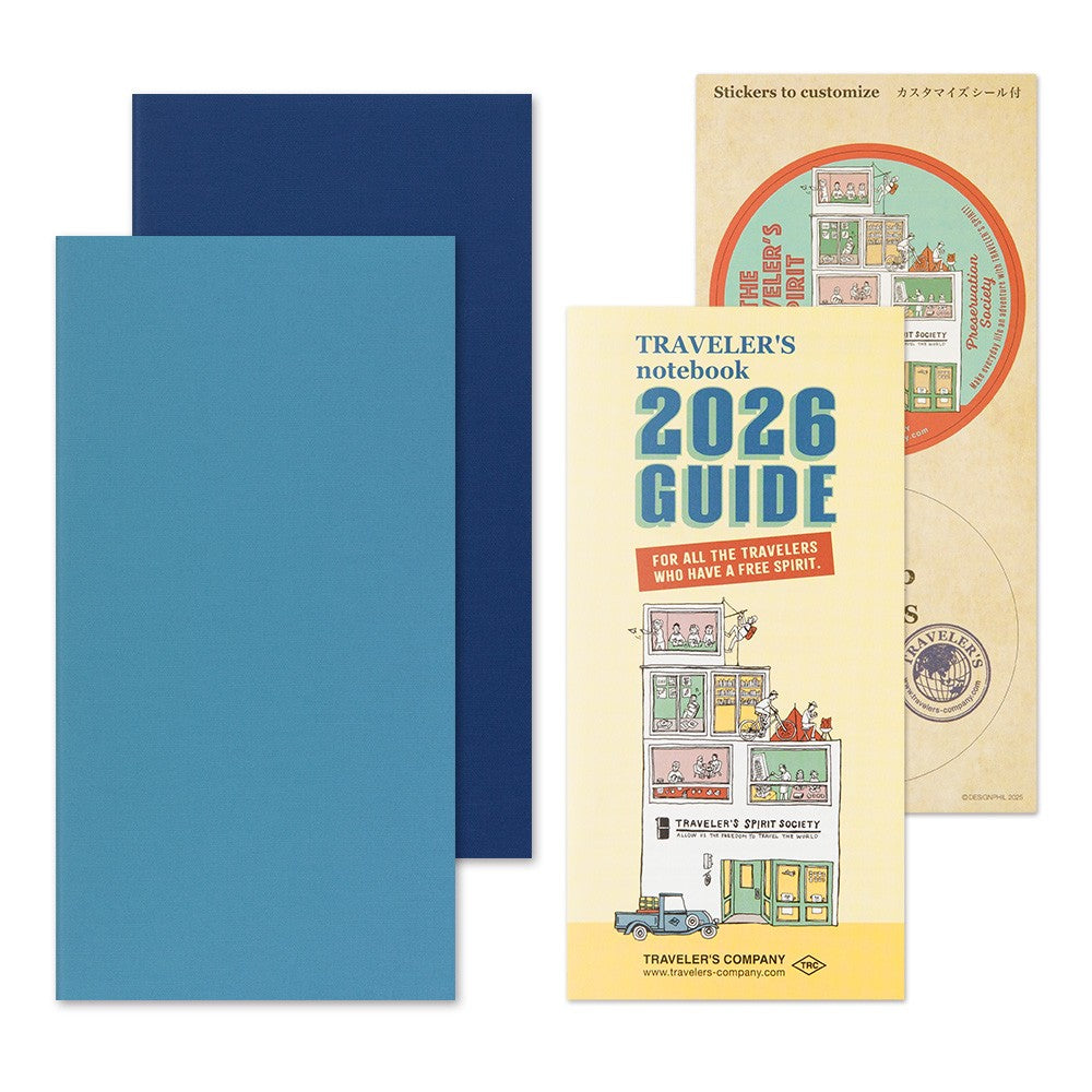 Traveler's Company Notebook Regular Size 2026 Weekly + Memo