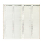 Traveler's Company Notebook Regular Size 2026 Weekly + Memo