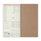Traveler's Company Notebook Regular Size 2026 Weekly + Memo