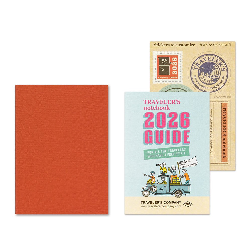 Traveler's Company Notebook Monthly Diary - Passport Size