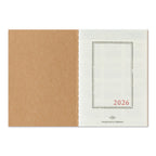 Traveler's Company Notebook Monthly Diary - Passport Size