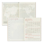 Traveler's Company Notebook Monthly Diary - Passport Size