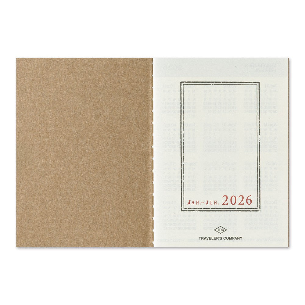 Traveler's Notebook 2026 - Passport Size - Weekly Diary