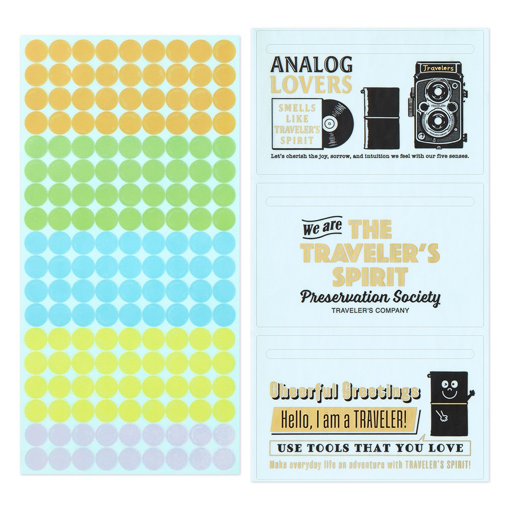 Traveler's Company  Notebook Customized Sticker Set 2026