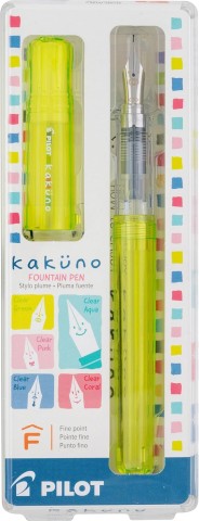 Pilot, Kakuno Fountain Pen, Green, Fine