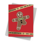 Fine Moments - CSI Cookie Sampling Investigation – Funny Holiday Card