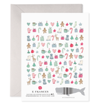 E. Frances Paper - Merry Motif Holiday Greeting Card
