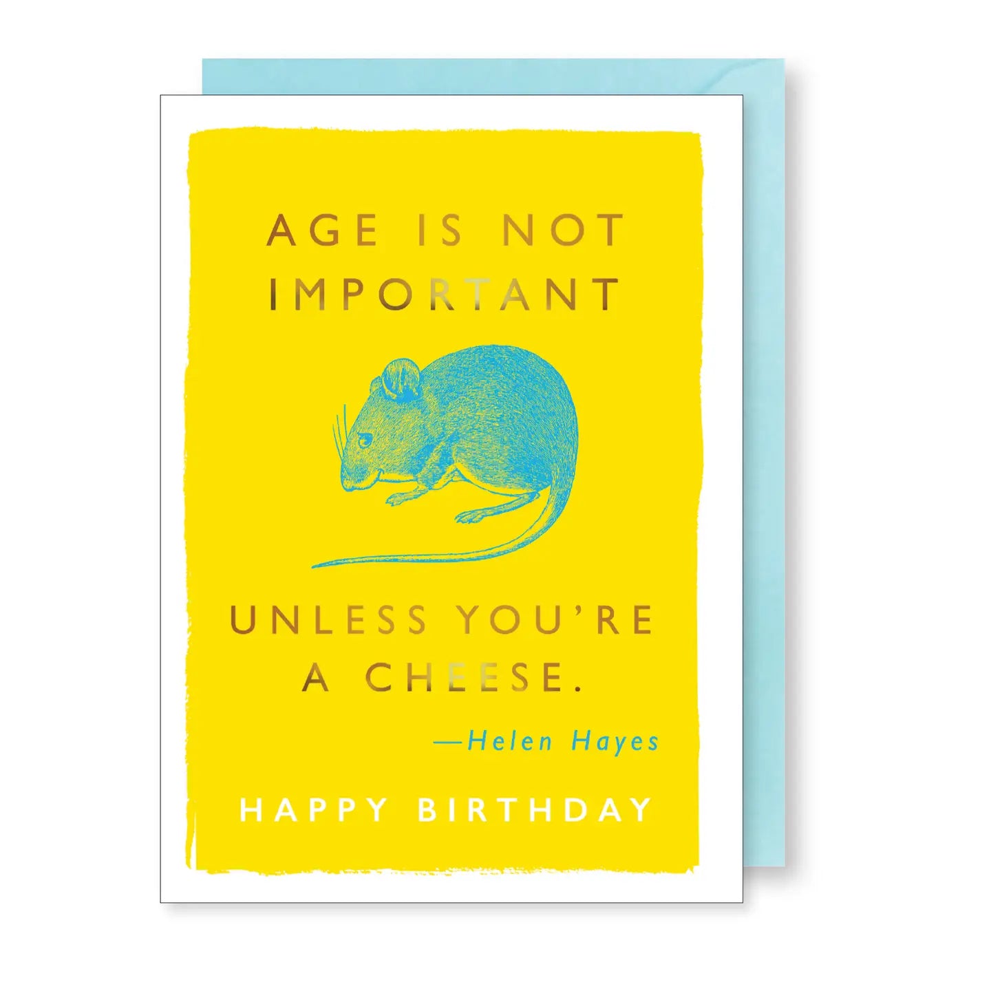 J Falkner - Cheese House Card Birthday Card