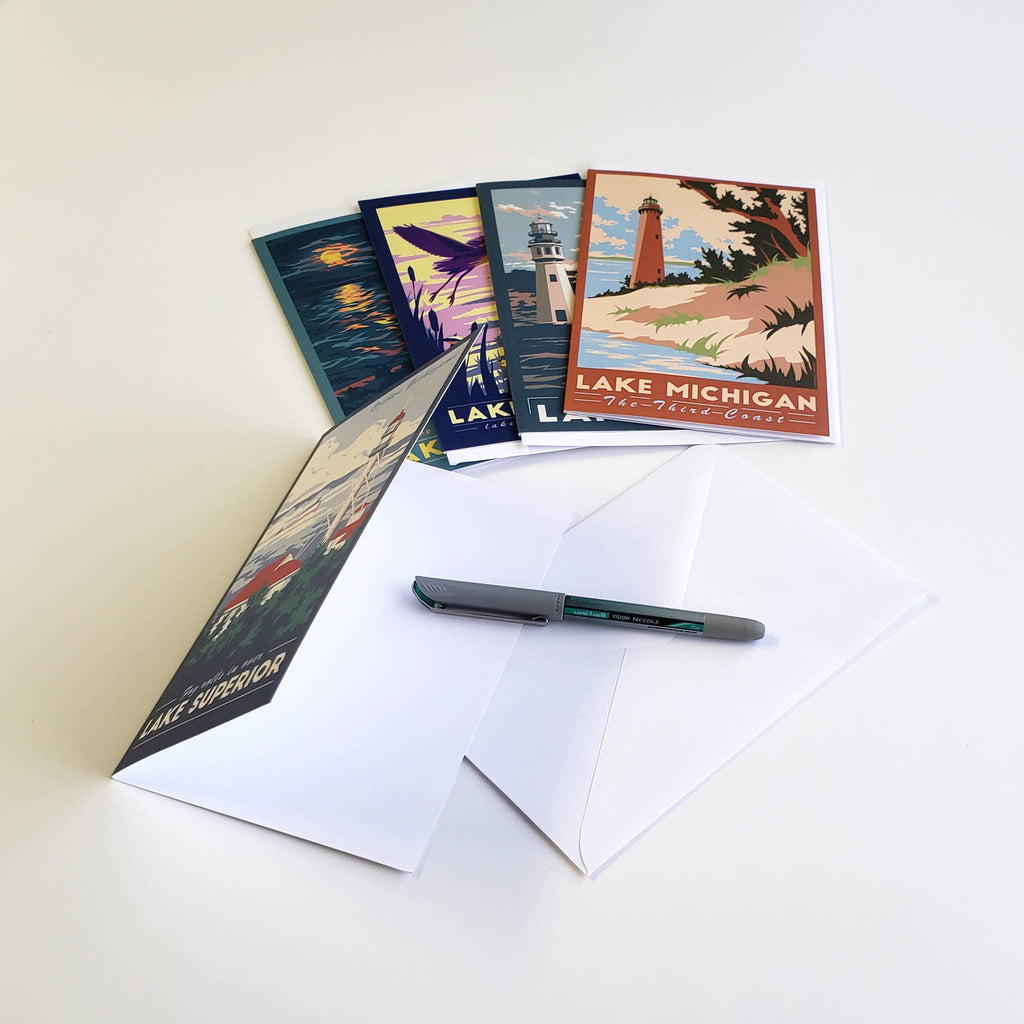 Lionheart Graphics - Chesapeake Bay Beach Nautical Souvenir Blank Greeting Card