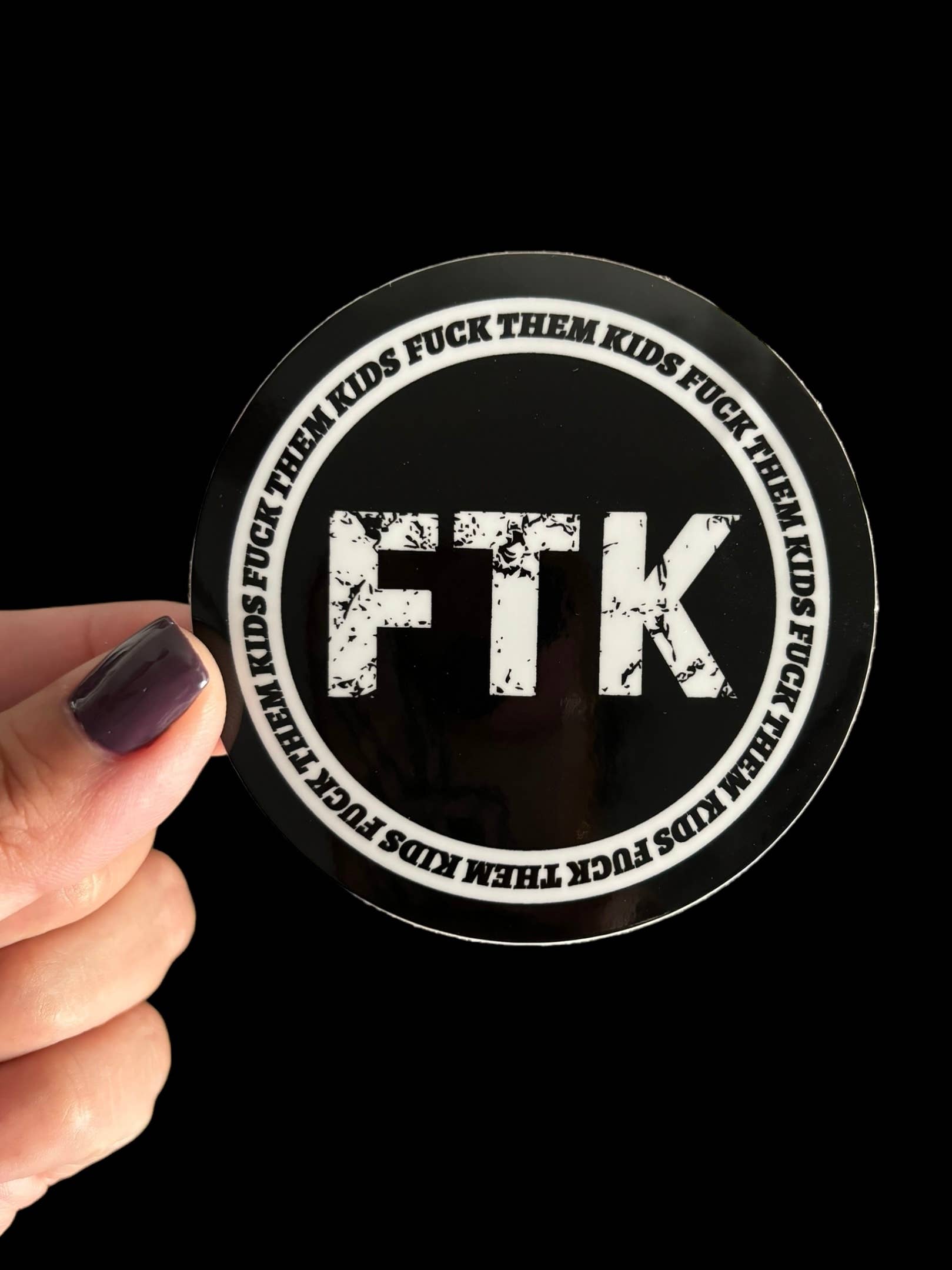 I Will Cut You Creations - FTK Vinyl Sticker