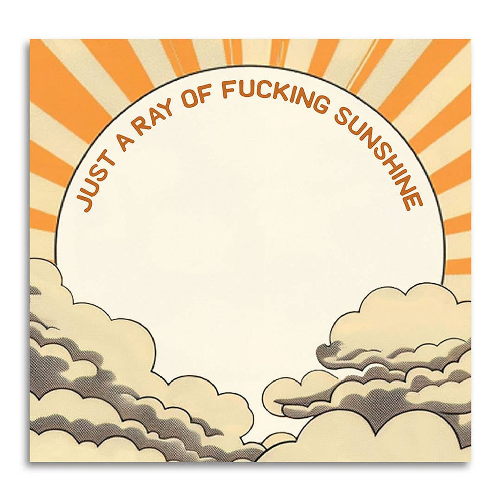Bad Betty Greeting Co. - Funny Sarcastic Sticky Note Pad - Ray of Sunshine