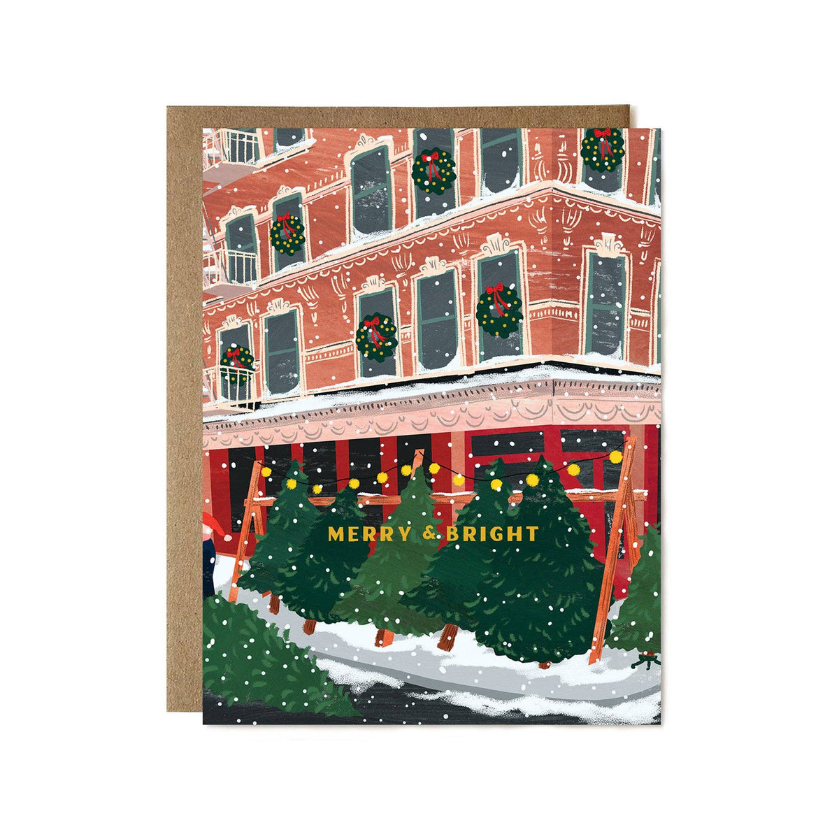 Ula Bloom - Merry & Bright Tree Corner Card
