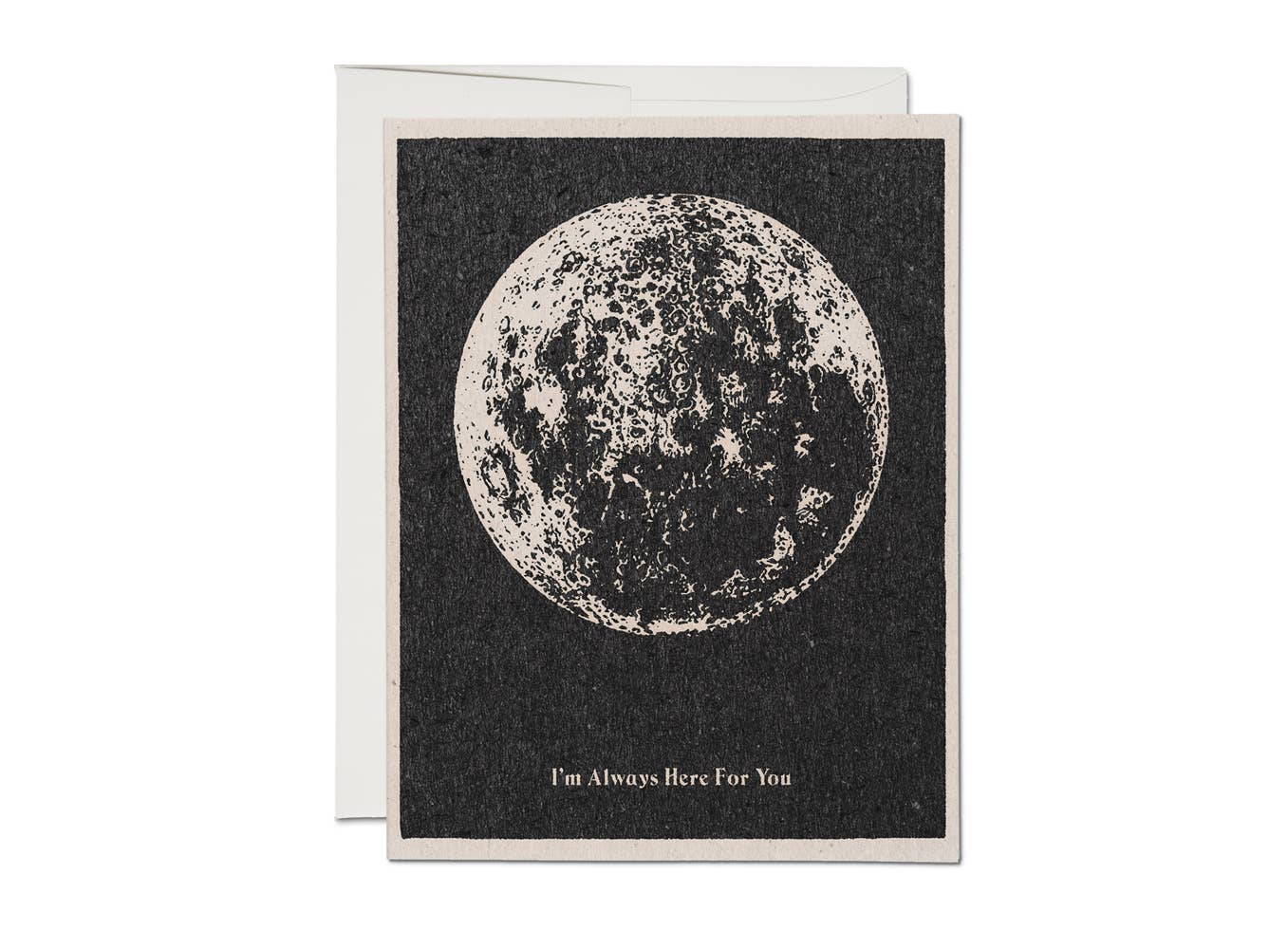 Red Cap Cards - Here for You Moon Sympathy Greeting Card