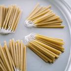 Anellabees - Party Decor 100% Pure Beeswax Birthday Candles