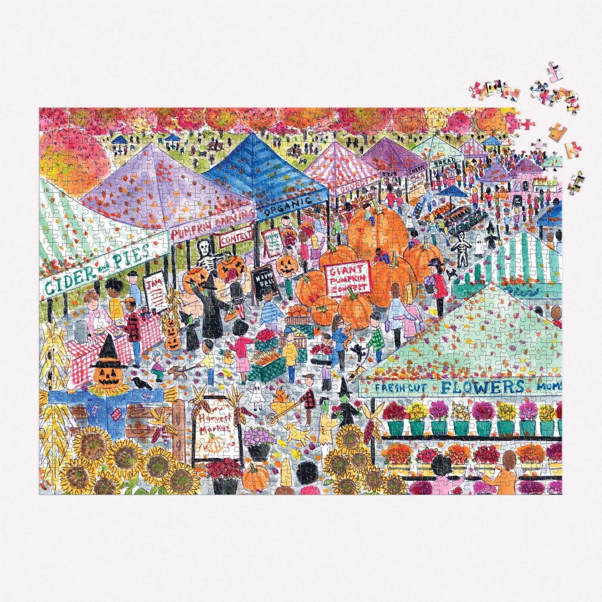 Chronicle Books - Michael Storrings Harvest Market 1000 Piece Puzzle