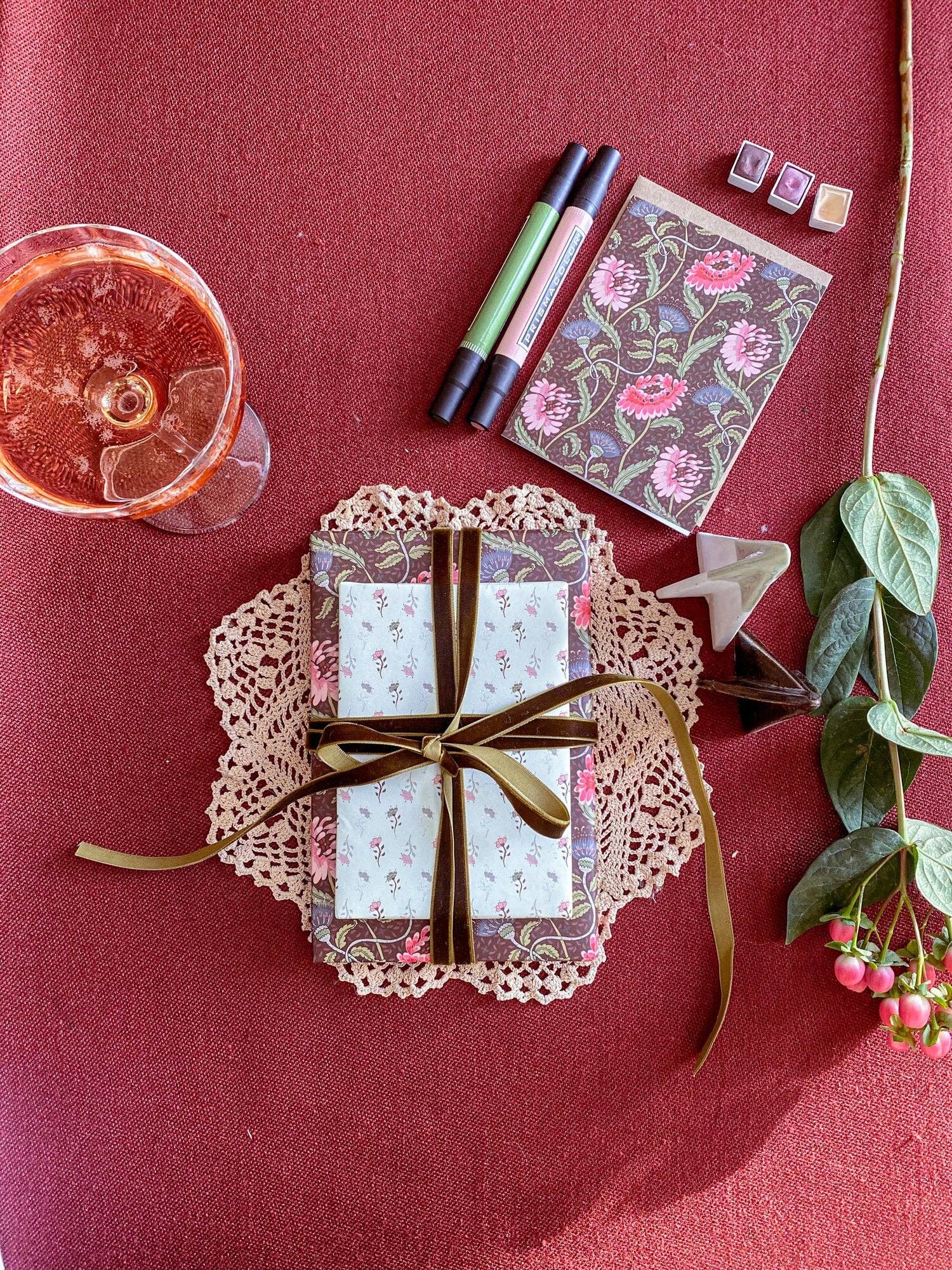 re:mused studio - Thistle Mum Gift Wrap Sheet – Double Sided