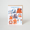Egg Press Manufacturing - Love You Hot Diggedy Dogs Letterpress Card