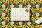 re:mused studio - Autumn Blooms Gift Wrap Sheet – Double Sided: Single Sheets