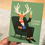 All Very Goods - Holiday Card - Cheers Deers!