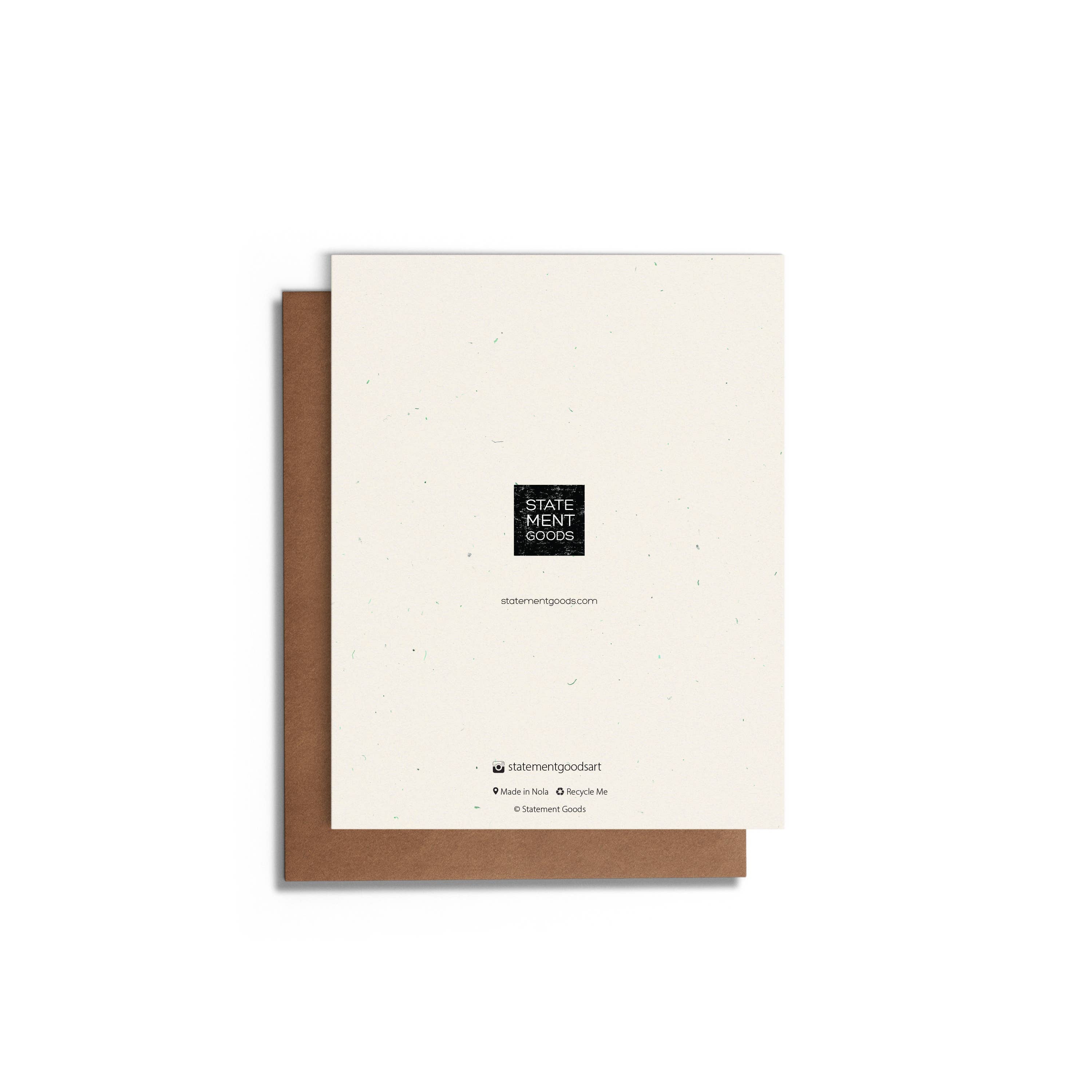 Statement Goods - Cheers To You - Congrats Card
