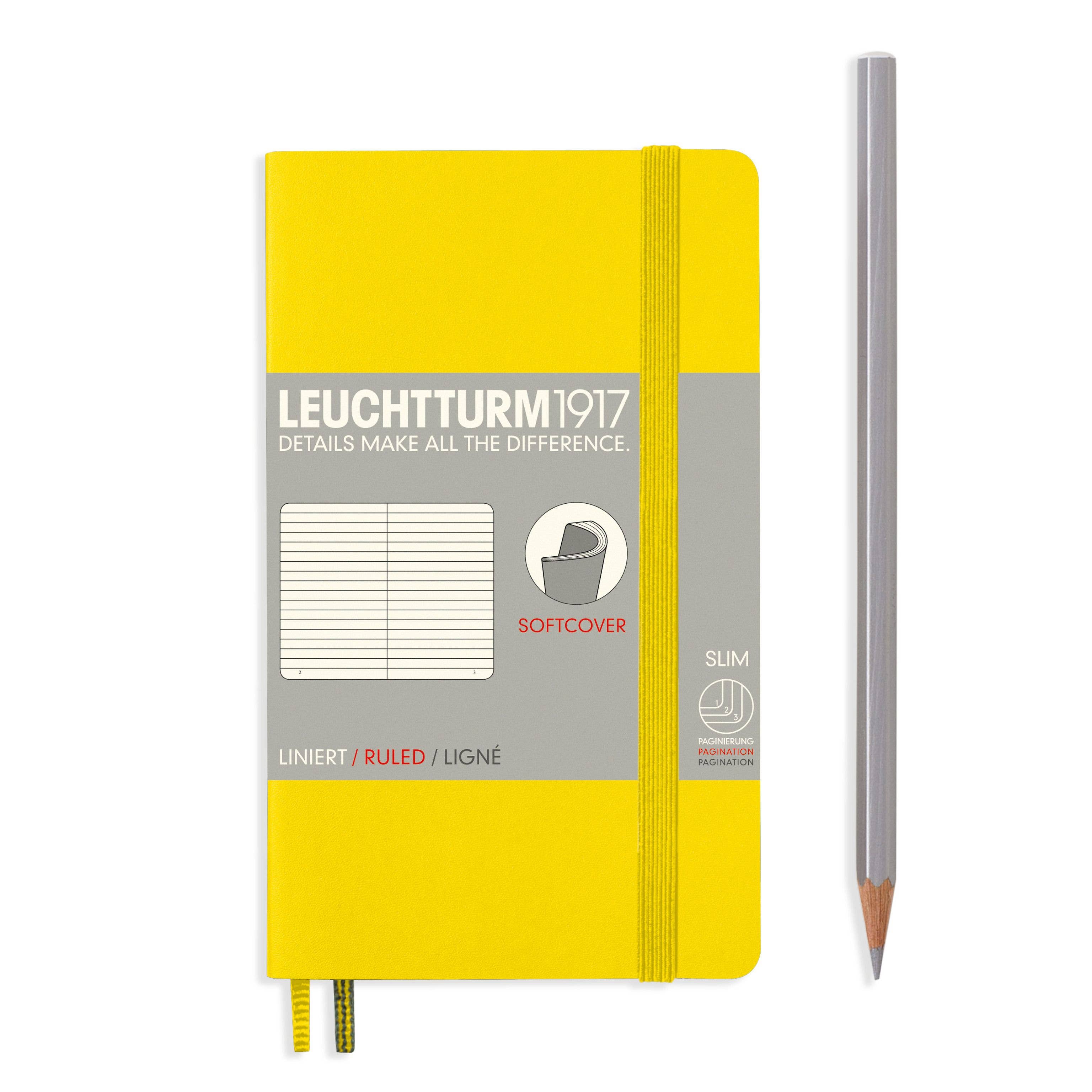LEUCHTTURM1917 - Notebooks - Pocket (A6): Sage / Hardcover / Squared
