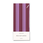 Red Cap Cards - Eggplant and Lilac Stripes tissue paper