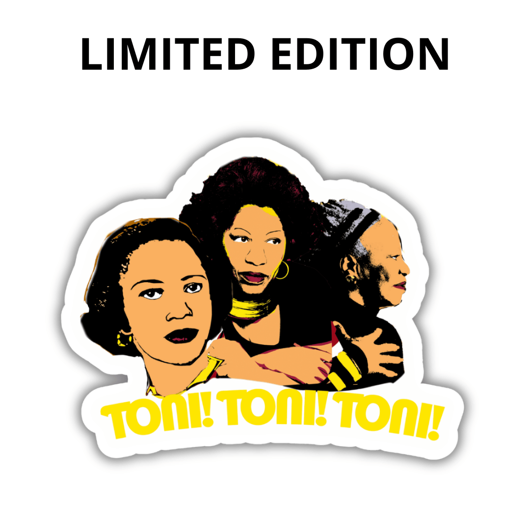 CheerNotes Greeting Cards & Stationery - Toni Toni Toni Morrison Sticker