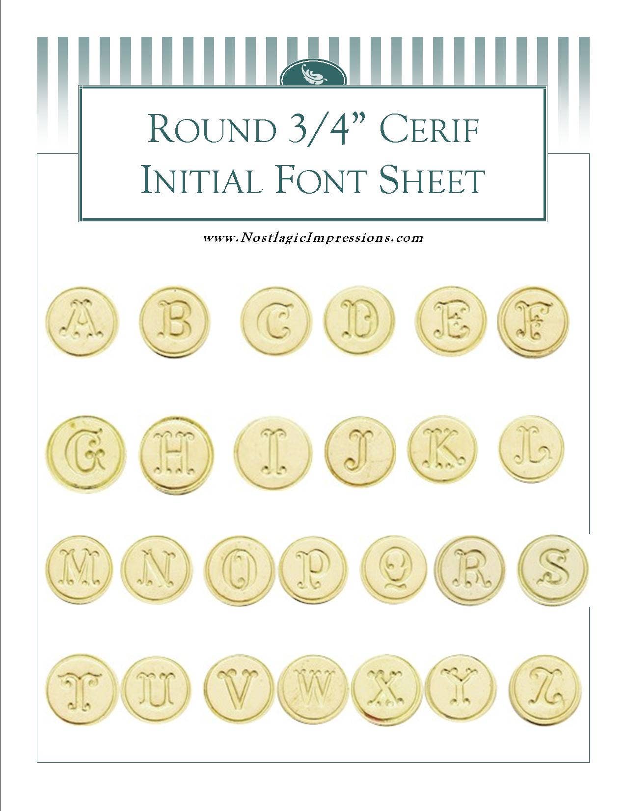 Freund Mayer & Co., T, Wax Seal Stamp