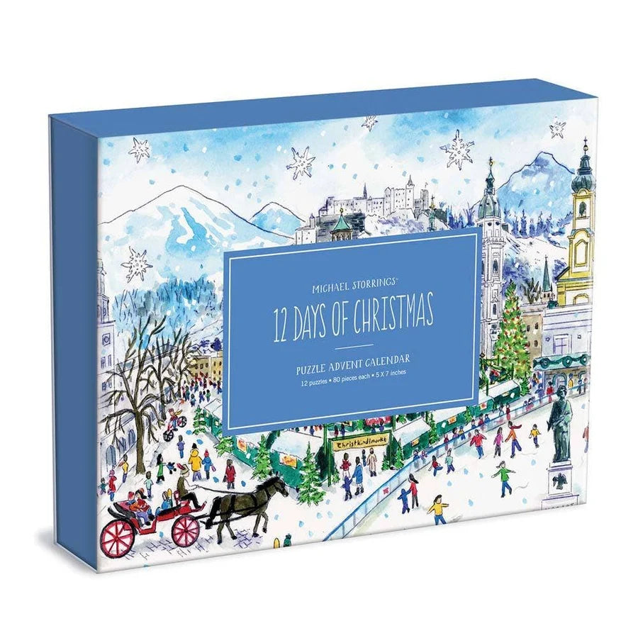Chronicle, Puzzle Calendar Storrings 12 Days of Christmas
