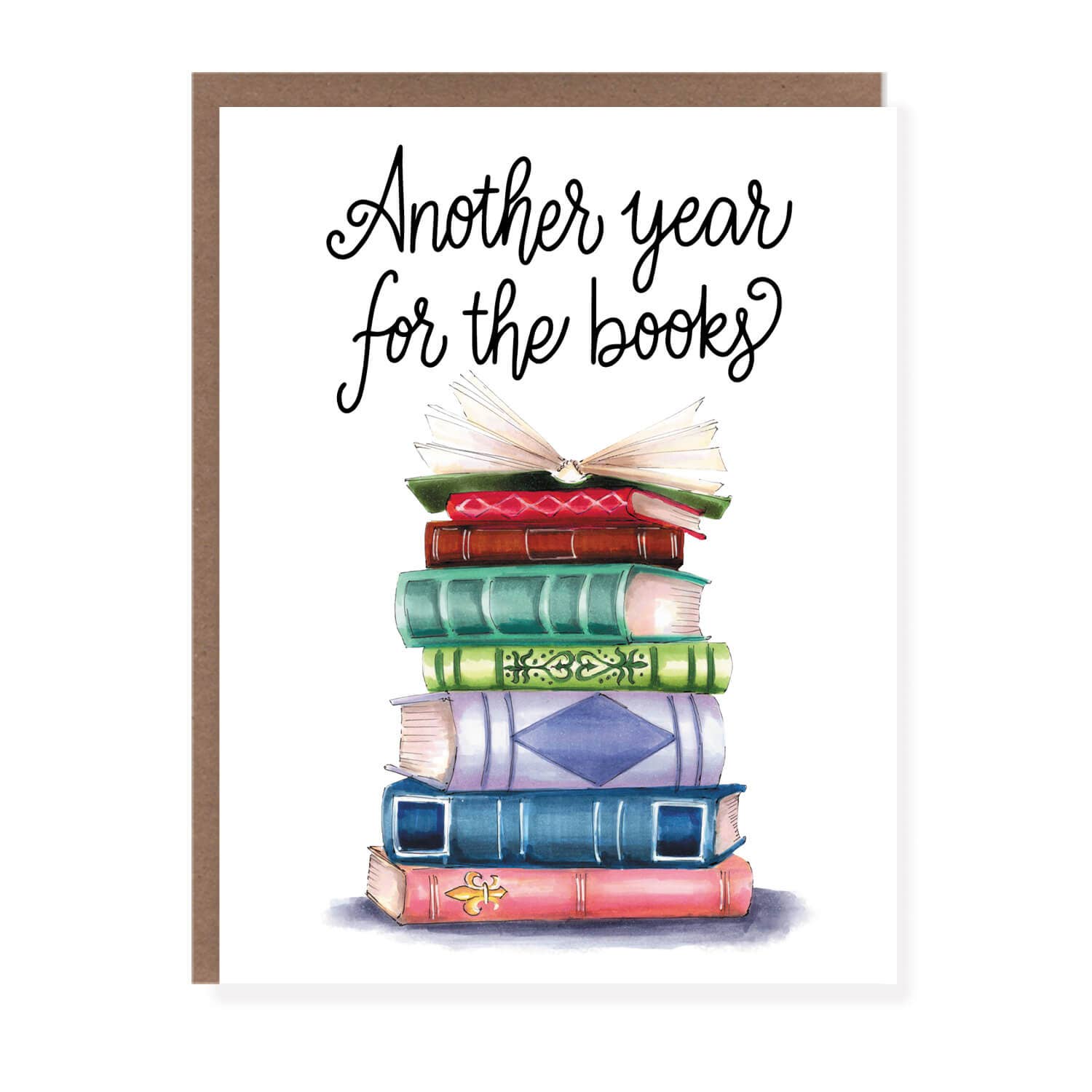 Morgan Swank Studio - Another Year For The Books Birthday Card