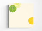 Midori - Letter Pad 183 Silk-Printing Pompon Chrysanthemum