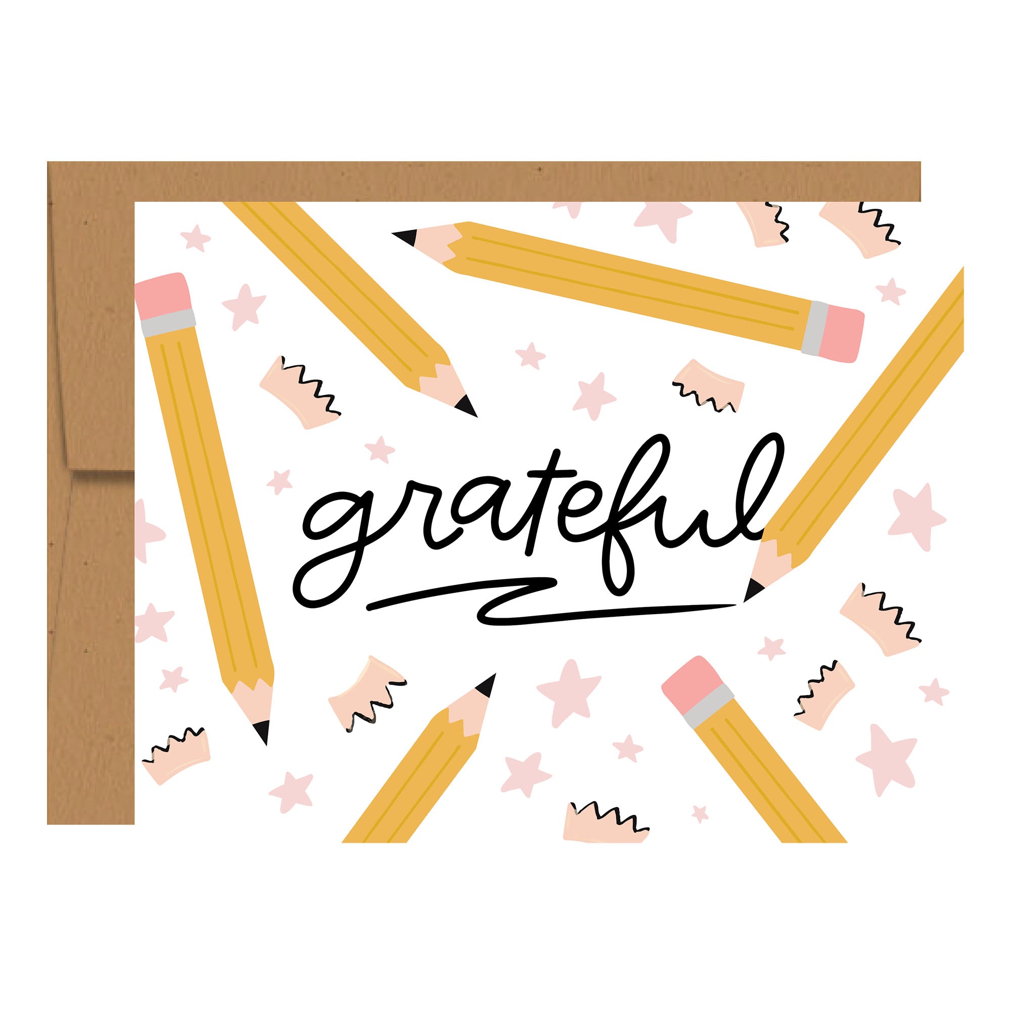 Pippi Post,  Grateful Teacher Greeting Card
