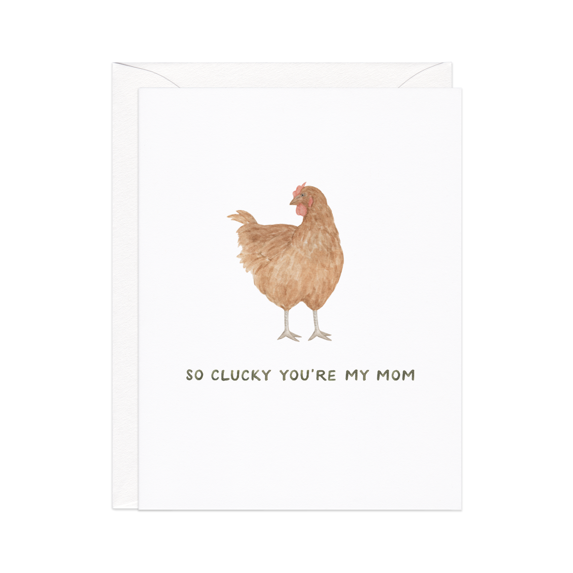 Amy Zhang - Clucky You're My Mom — Chicken Pun Mother's Day Card