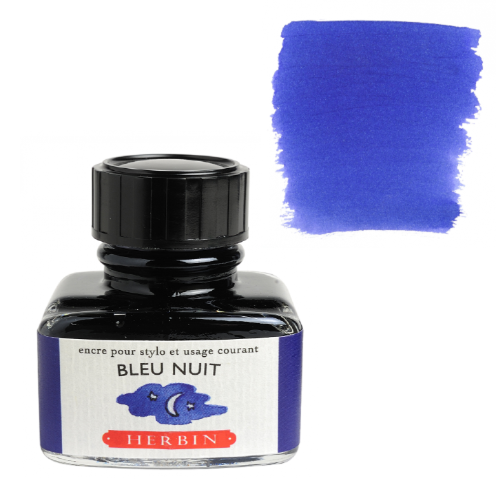 Herbin Fountain Pen Ink 30ml Bottle, Cacao du Bresil (Brazilian Cocoa)