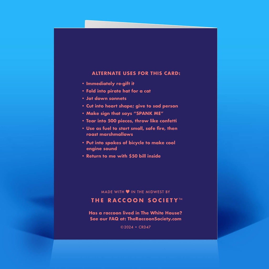The Raccoon Society - World Burn Everyday Card