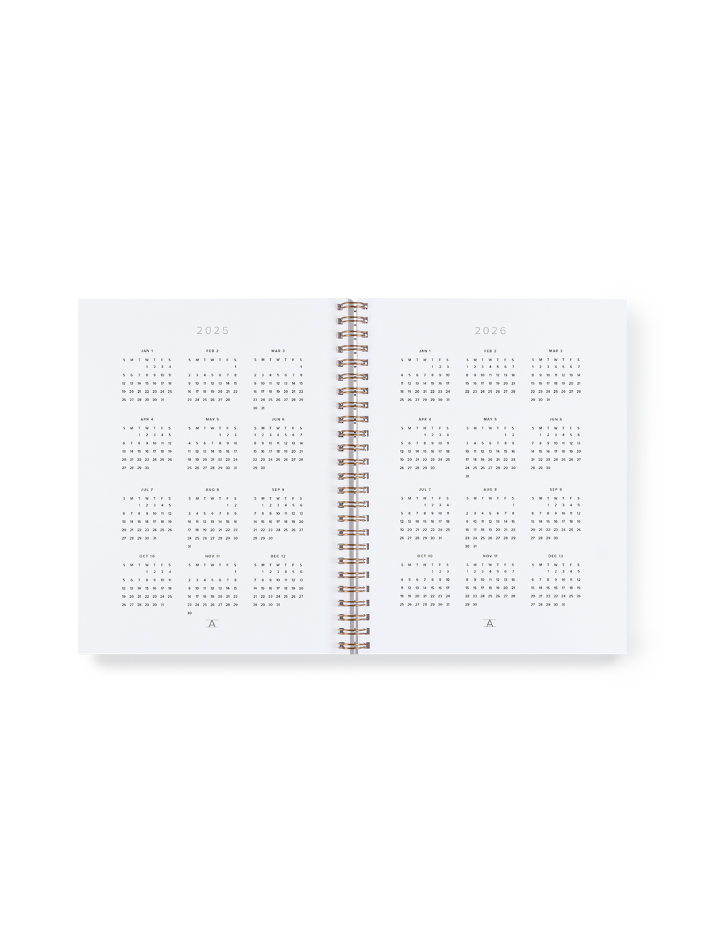 Appointed - 25-26 Weekly Grid Planner: Chambray Blue