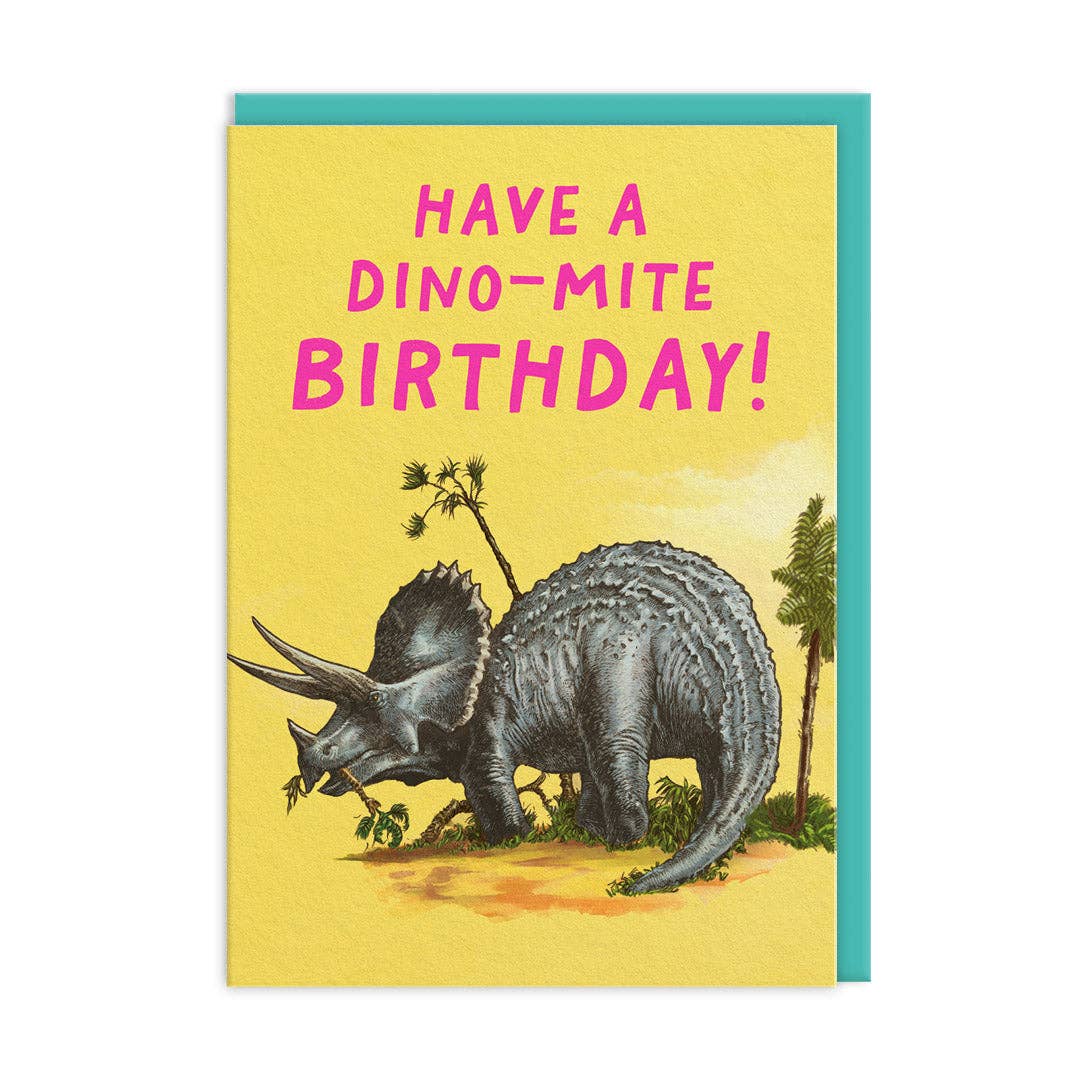 Ohh Deer - Triceratops Greeting Card