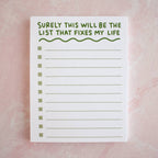 Kyn You Believe It - This List Will Fix My Life Notepad