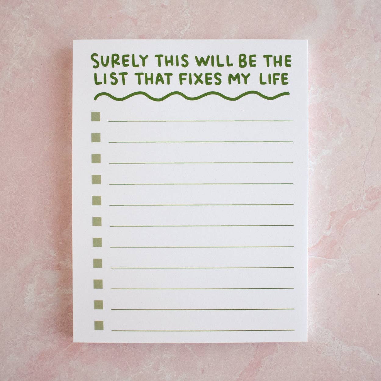 Kyn You Believe It - This List Will Fix My Life Notepad