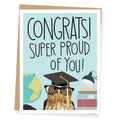 Apartment 2 Cards - Super Proud Owl Graduation Card