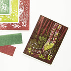 Heartell Press - Heart of the Forest Letterpress Card
