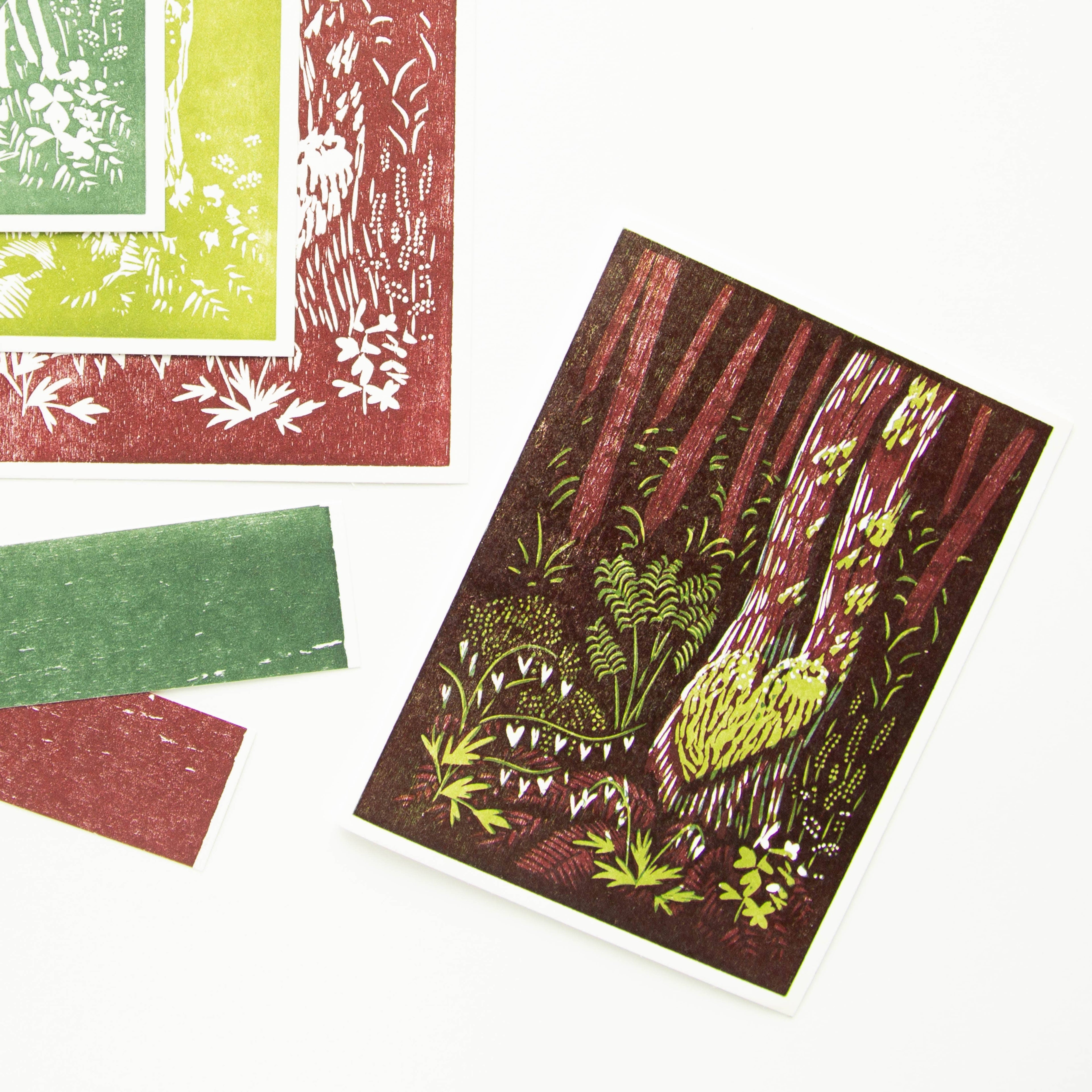 Heartell Press - Heart of the Forest Letterpress Card