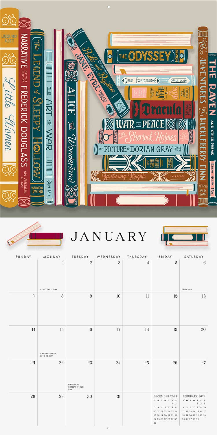 Paper Source Wholesale - 2026 Art Grid Calendar