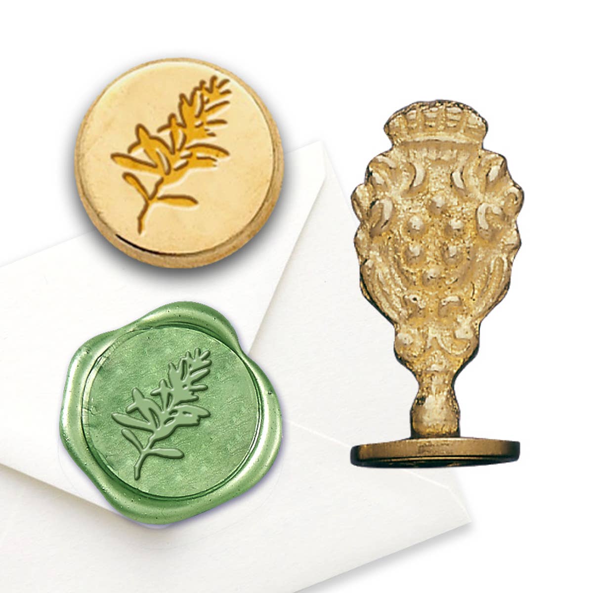 Freund Mayer & Co. - Quill and Ink Wax Seal Stamp